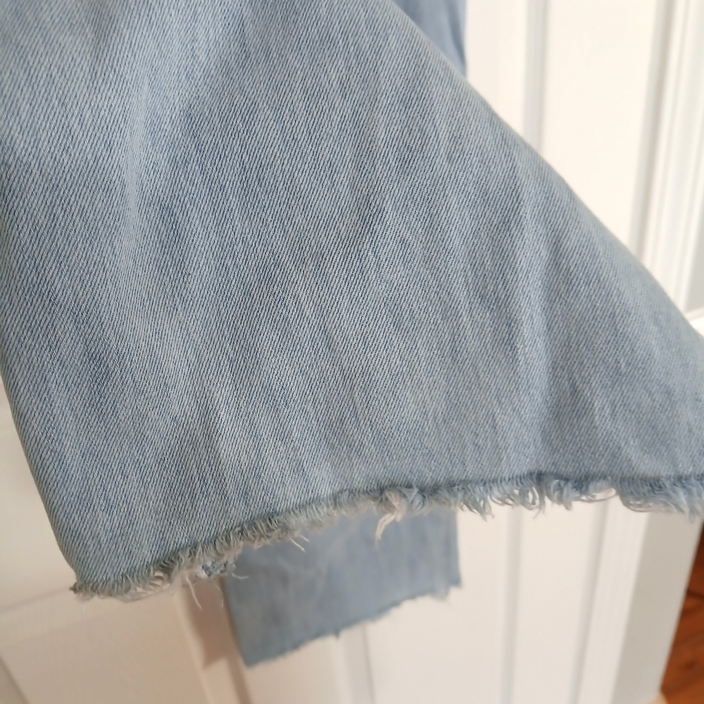 Hollister Low Rise Lightwash Baggy Jeans Distressed Jeans Comfort Casual Denim - Picture 6 of 6